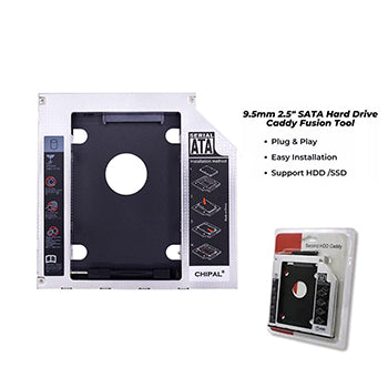 Universal SATA 3.0 2nd HDD Caddy 9.5mm for Laptop Universal SATA 3.0 2nd HDD Caddy 9.5mm for Laptop